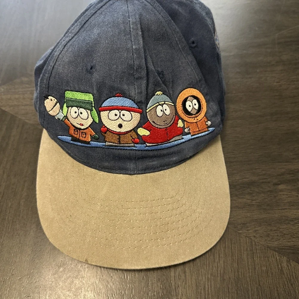 Vintage South Park Hat 1998 Comedy Central Kyle Kenny Stan Cartman Cap